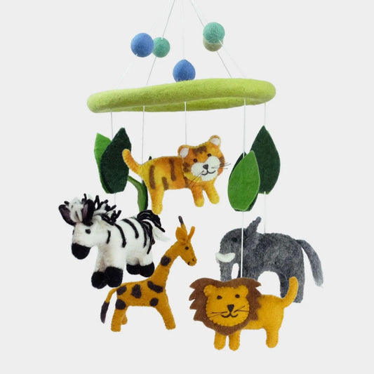 Fairtrade Felt Nursery Mobile - Jungle Jamboree