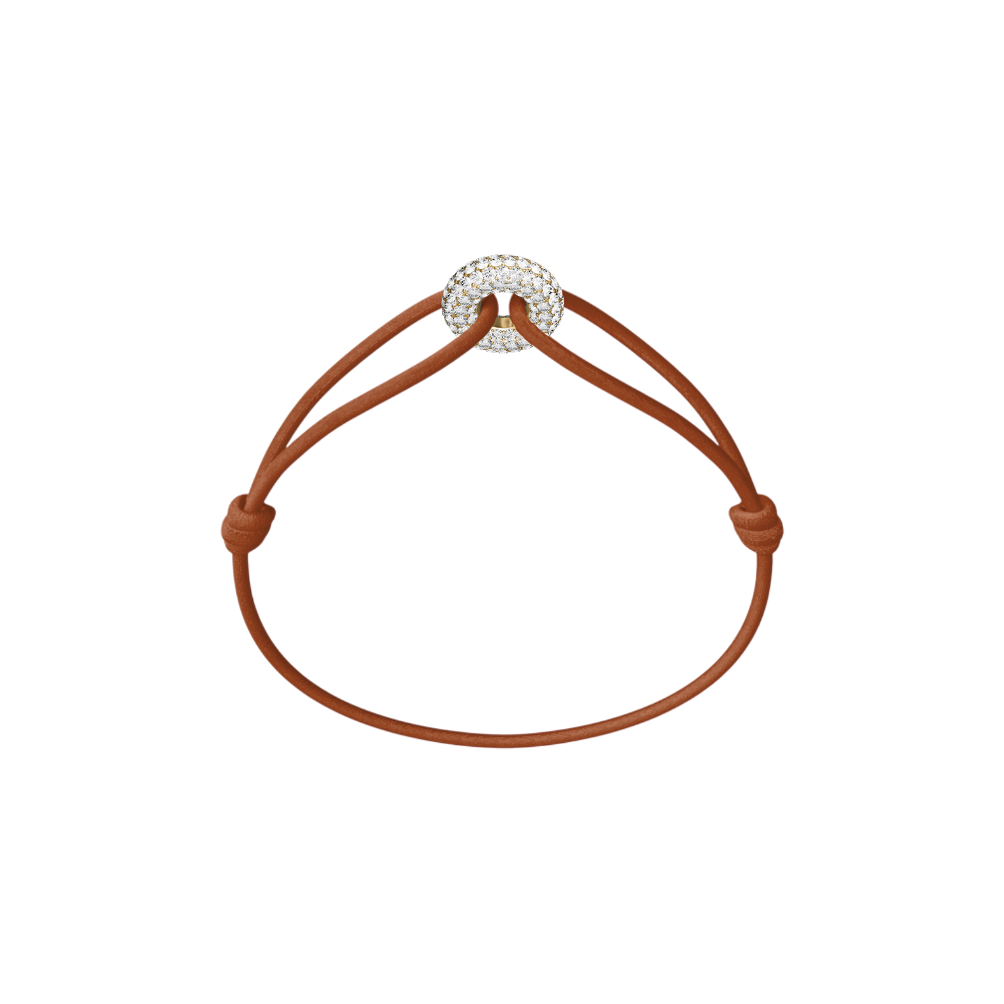 Mini Golden Soho Pavé Cord Bracelet