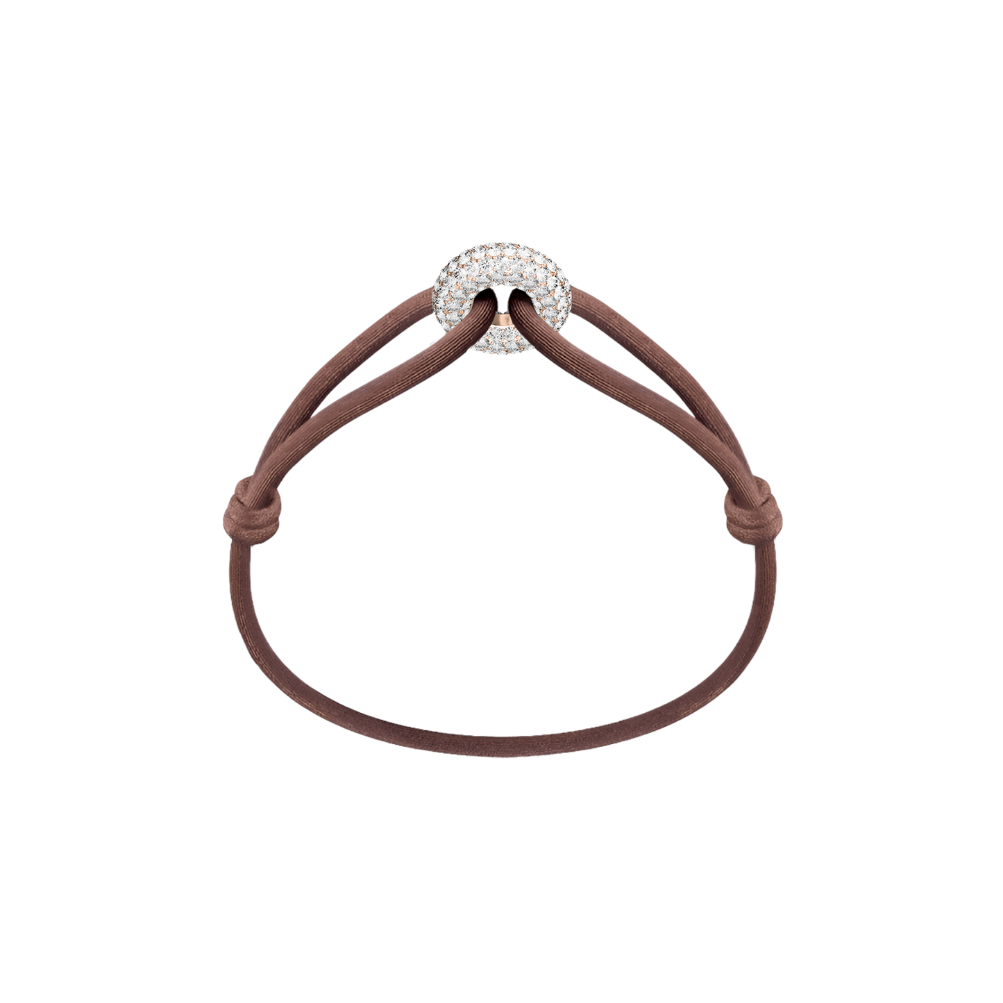 Rose Soho Pavé Cord Bracelet