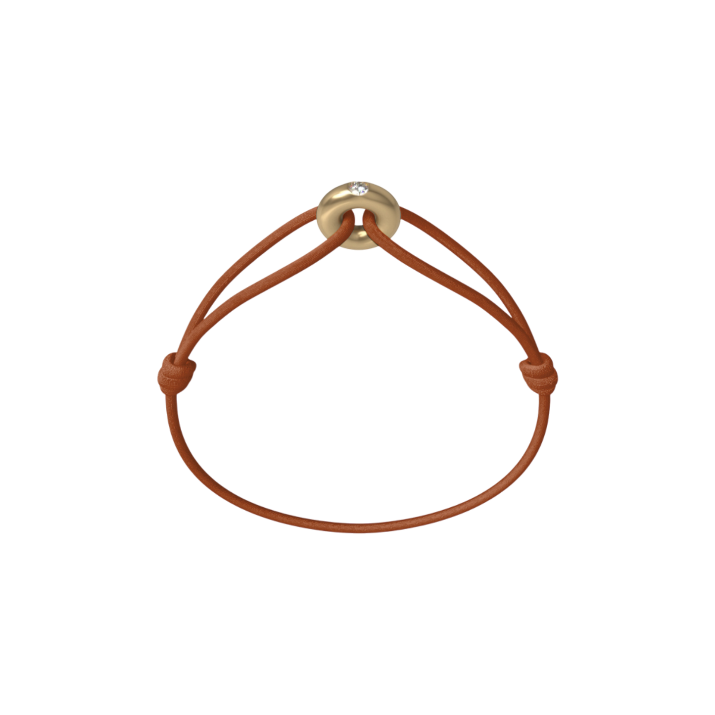 Mini Golden Soho Diamond Cord Bracelet