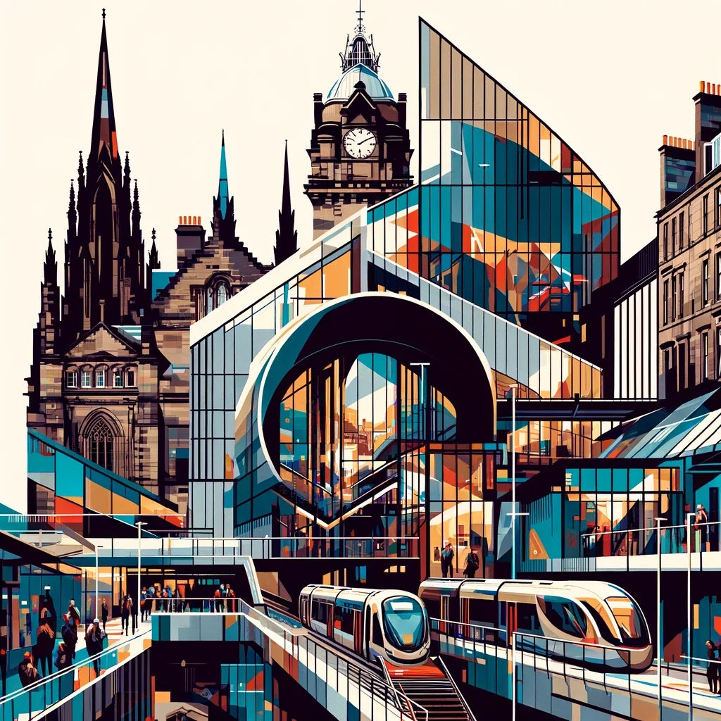 Modern Art Hub Edinburgh Canvas