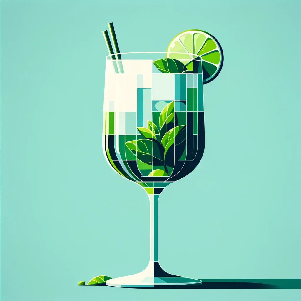 Mojito Modern Minimal Canvas