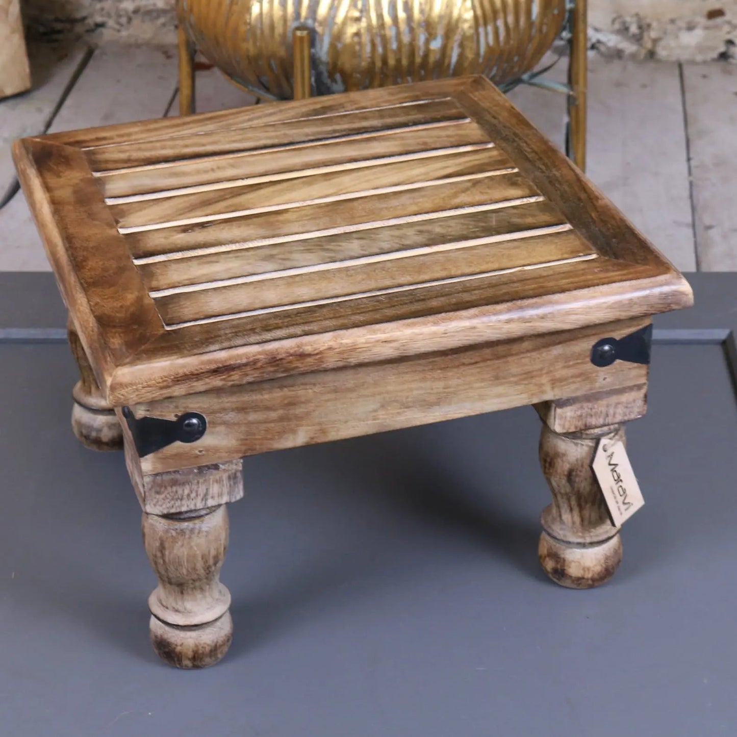 Mol Mango Wood Stool