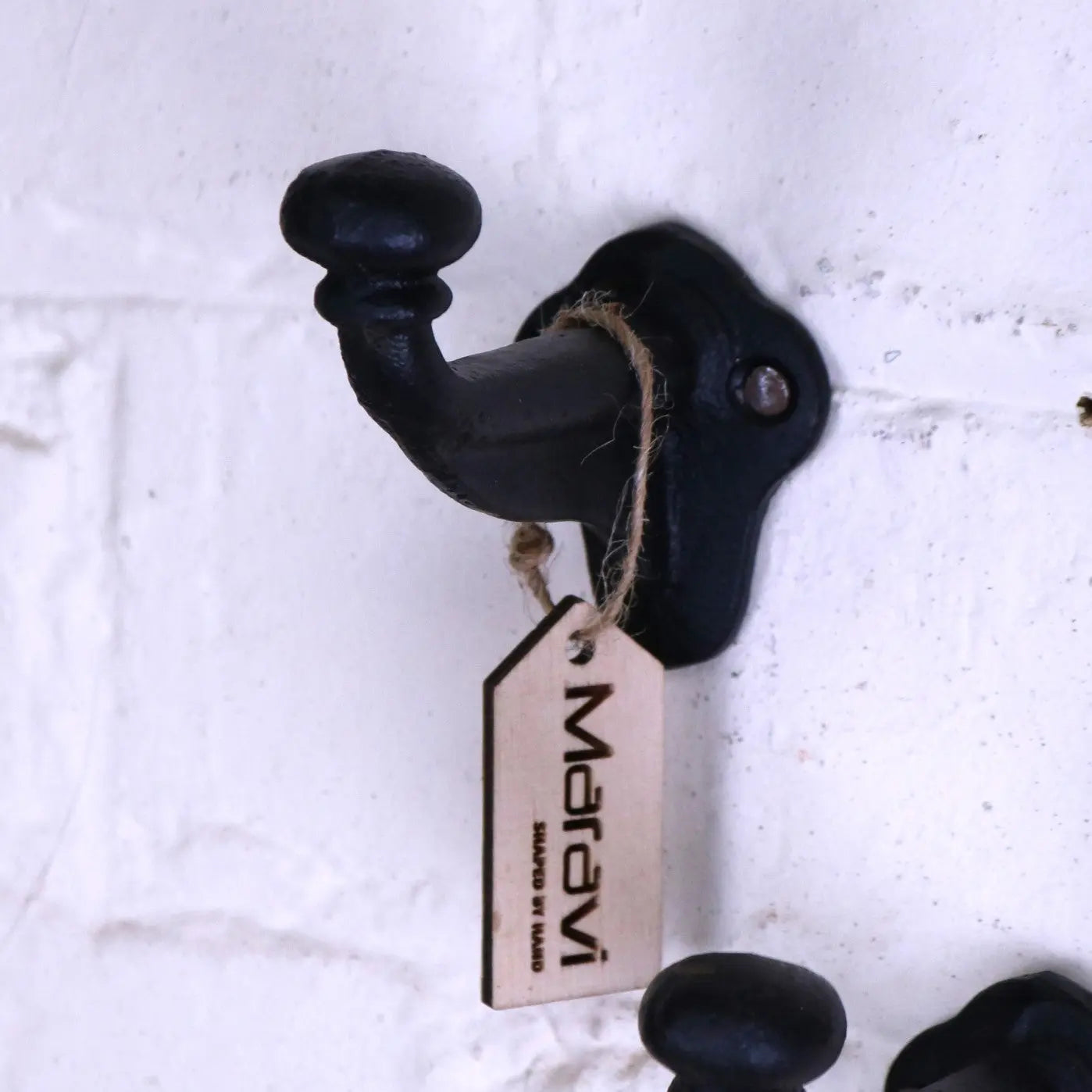 Molari Single Coat Hook Tobar Style Set of 3