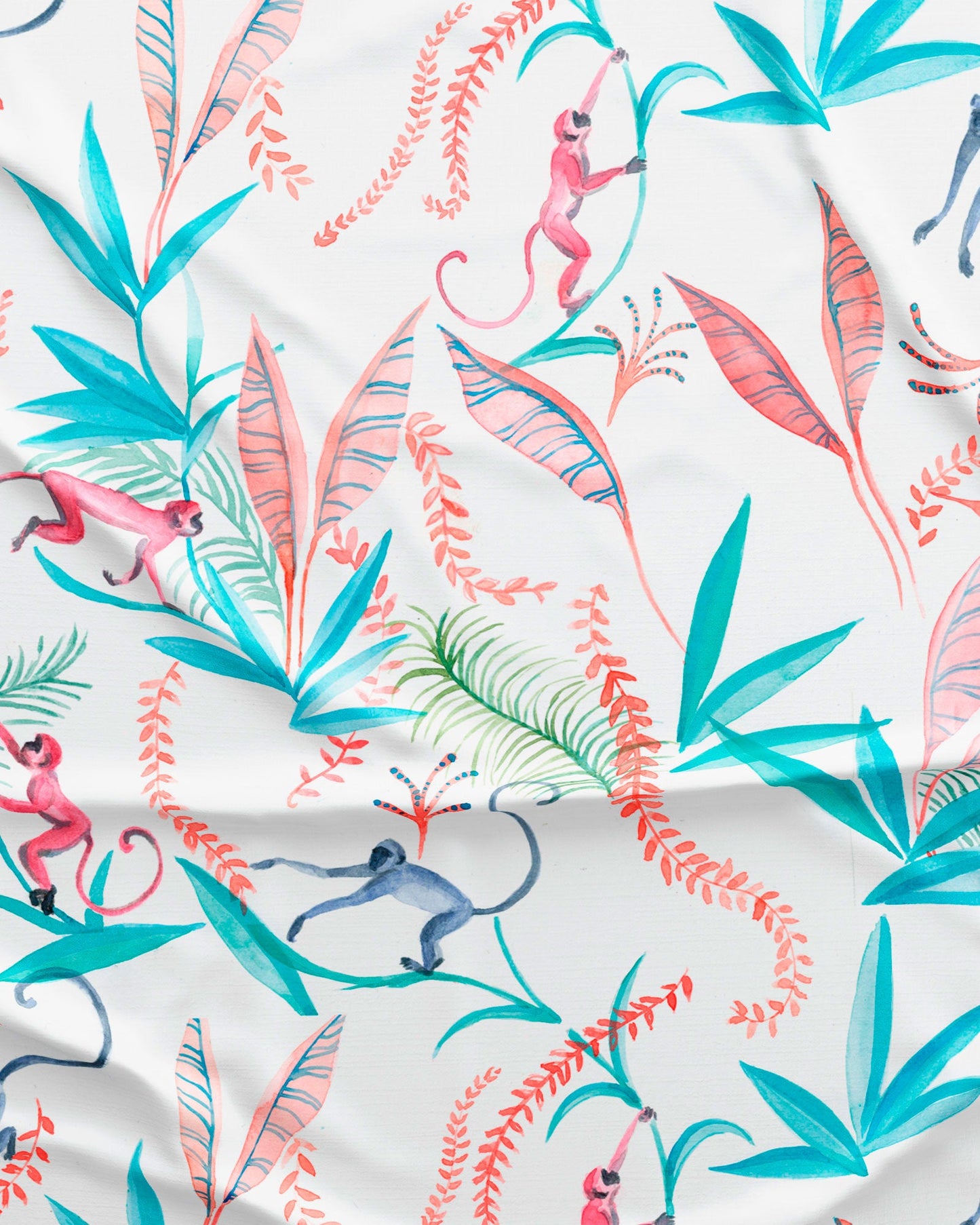 Girls Short Pyjamas - Monkeys