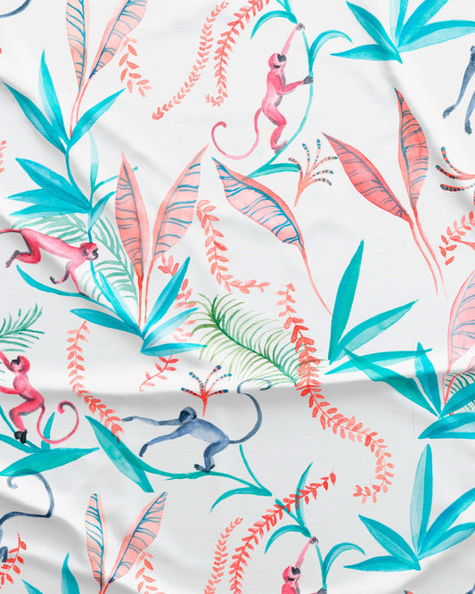 Girls Short Pyjamas - Monkeys