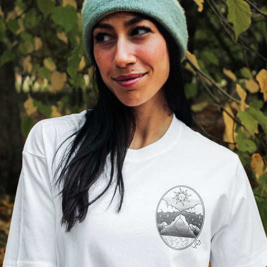 Monochrome Mountains T-Shirt (Unisex)