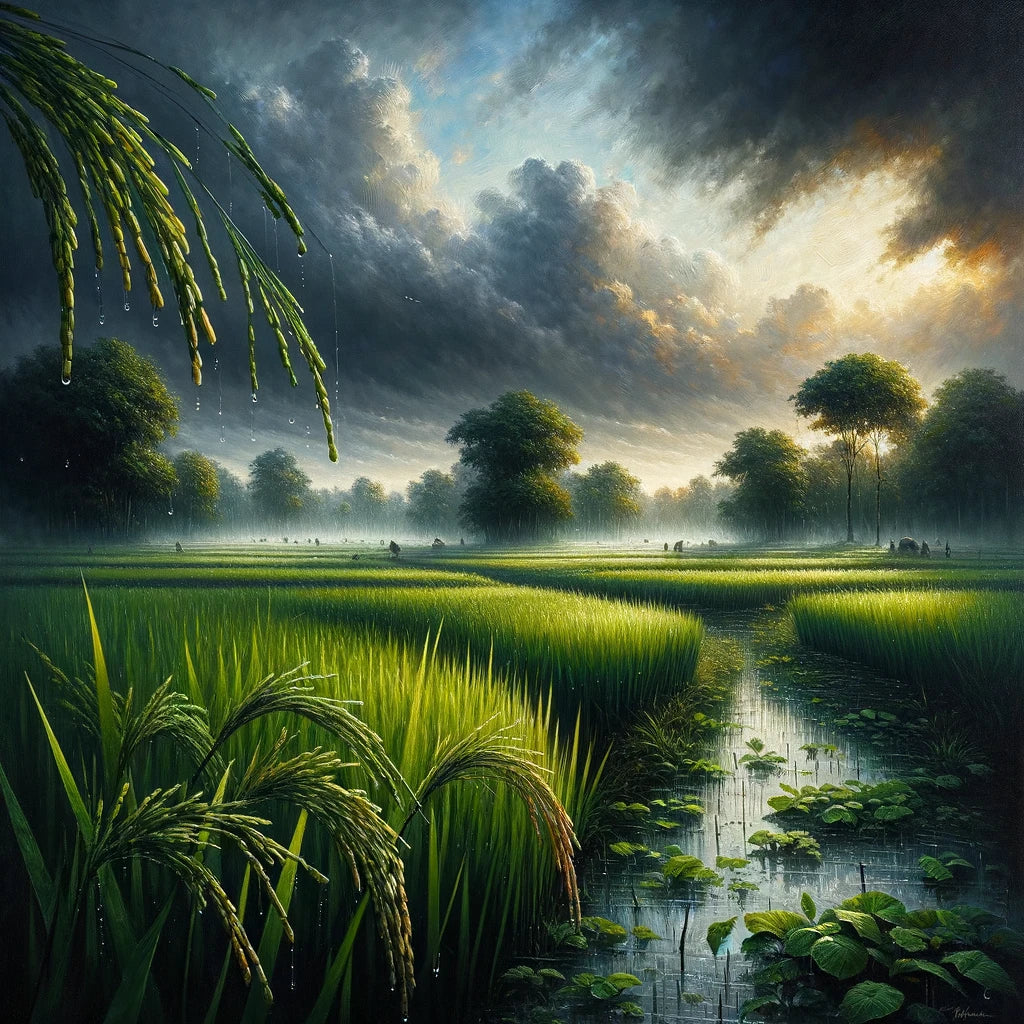 Monsoon Over Bengal Canvas
