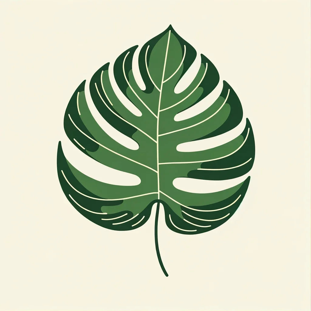 Monstera Leaf Elegance Canvas