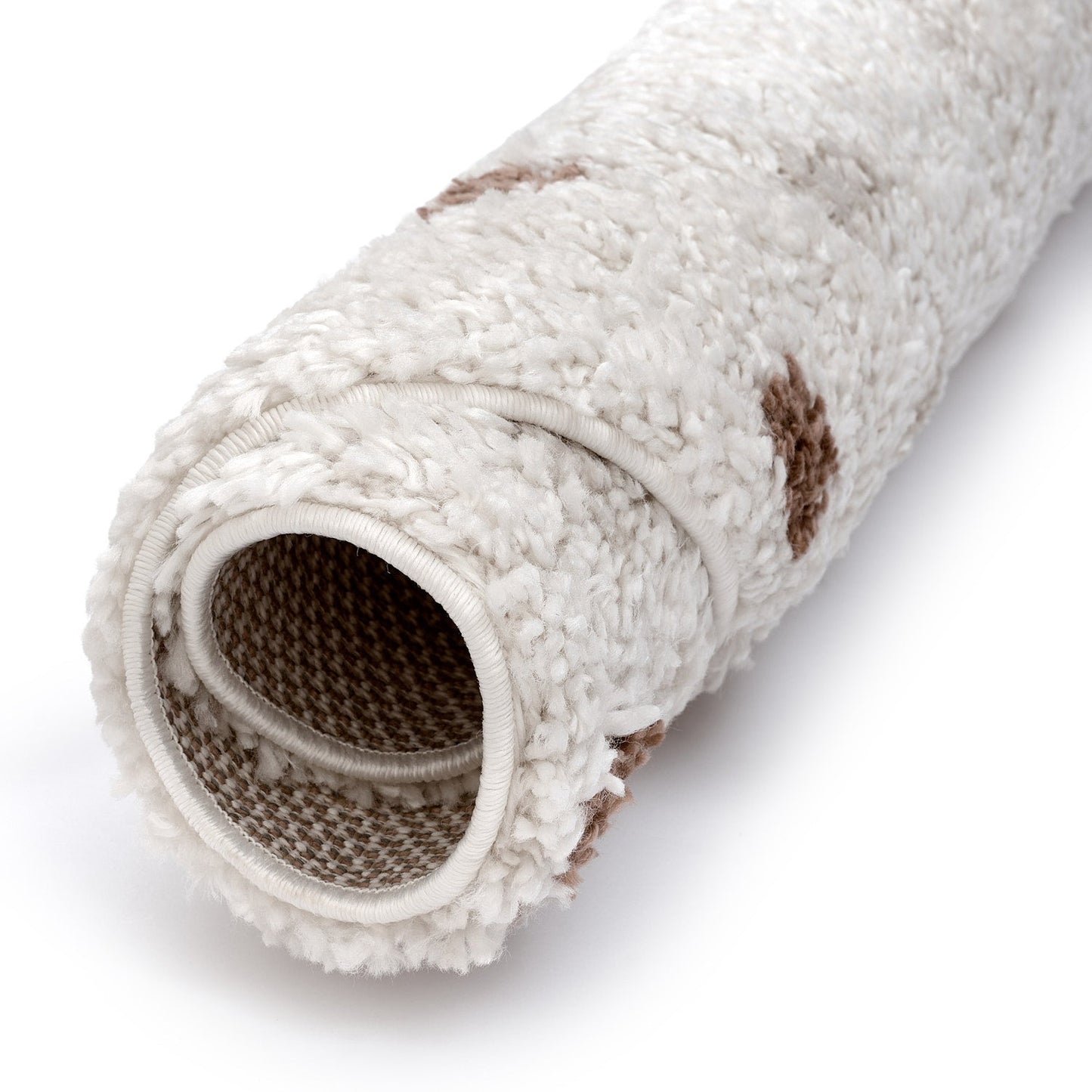 Moodi Shaggy Cream/Terra Biscotti Rug