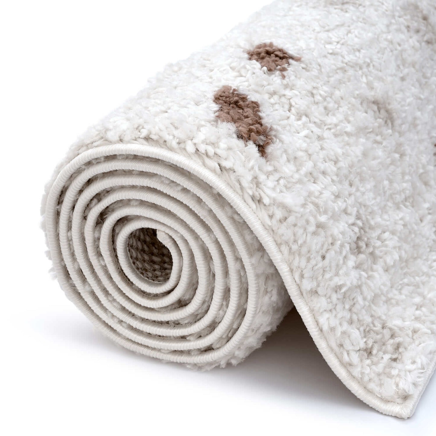 Moodi Shaggy Cream/Terra Biscotti Rug