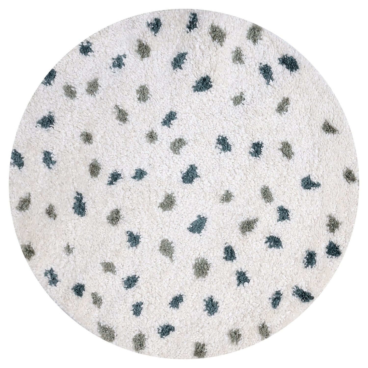 Moodi Shaggy Green Drizzle Rug