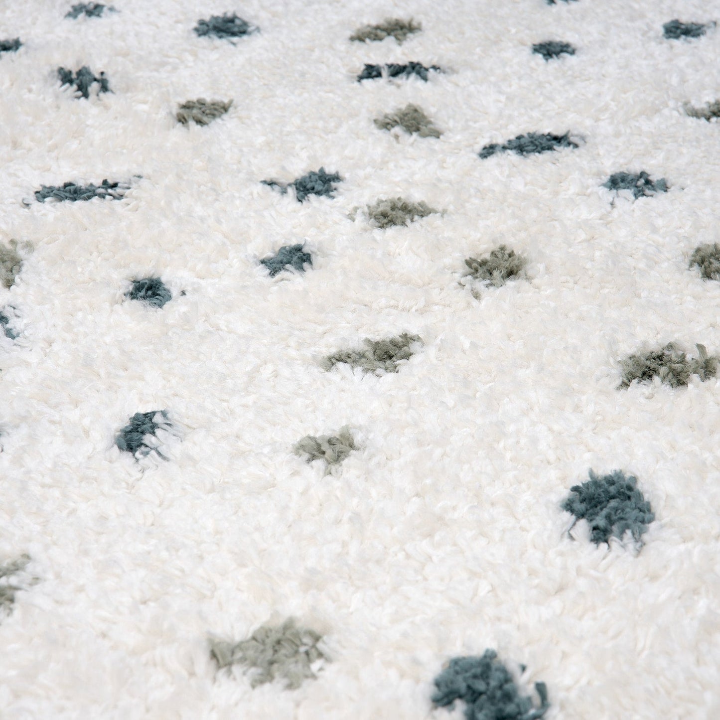 Moodi Shaggy Green Drizzle Rug