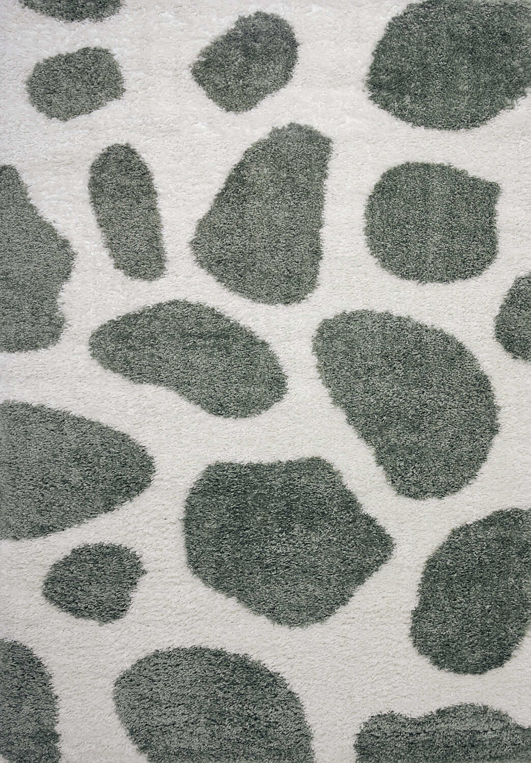 Moodi Shaggy Green Erosan Rug