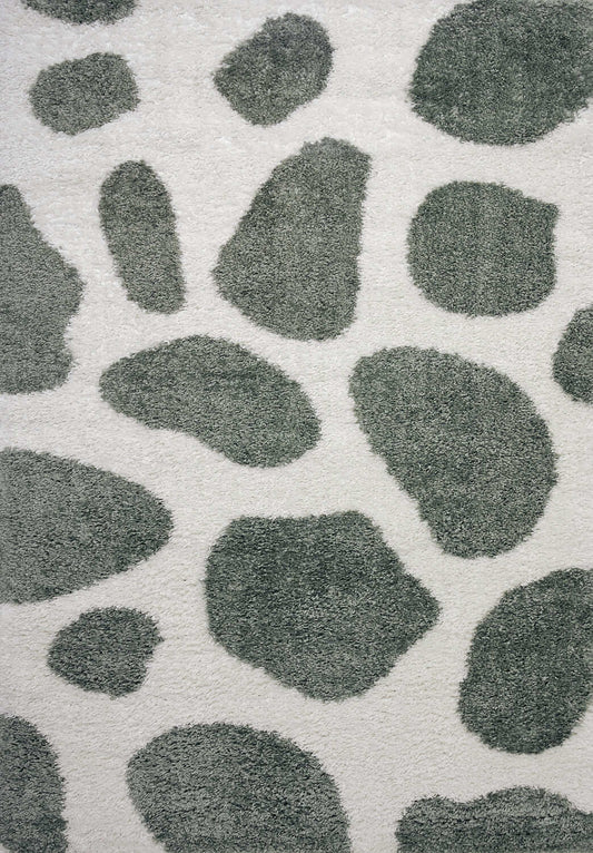 Moodi Shaggy Green Erosan Rug