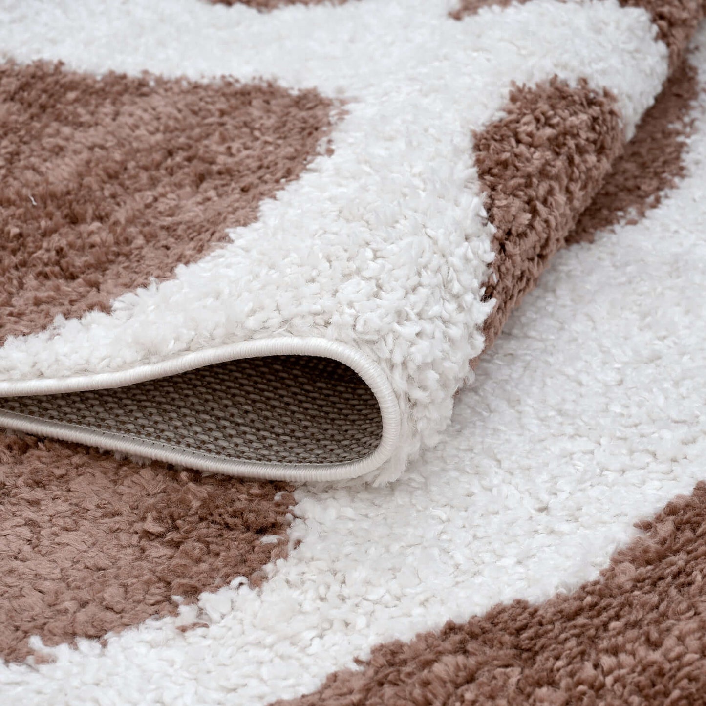 Moodi Shaggy Terra Froth Rug