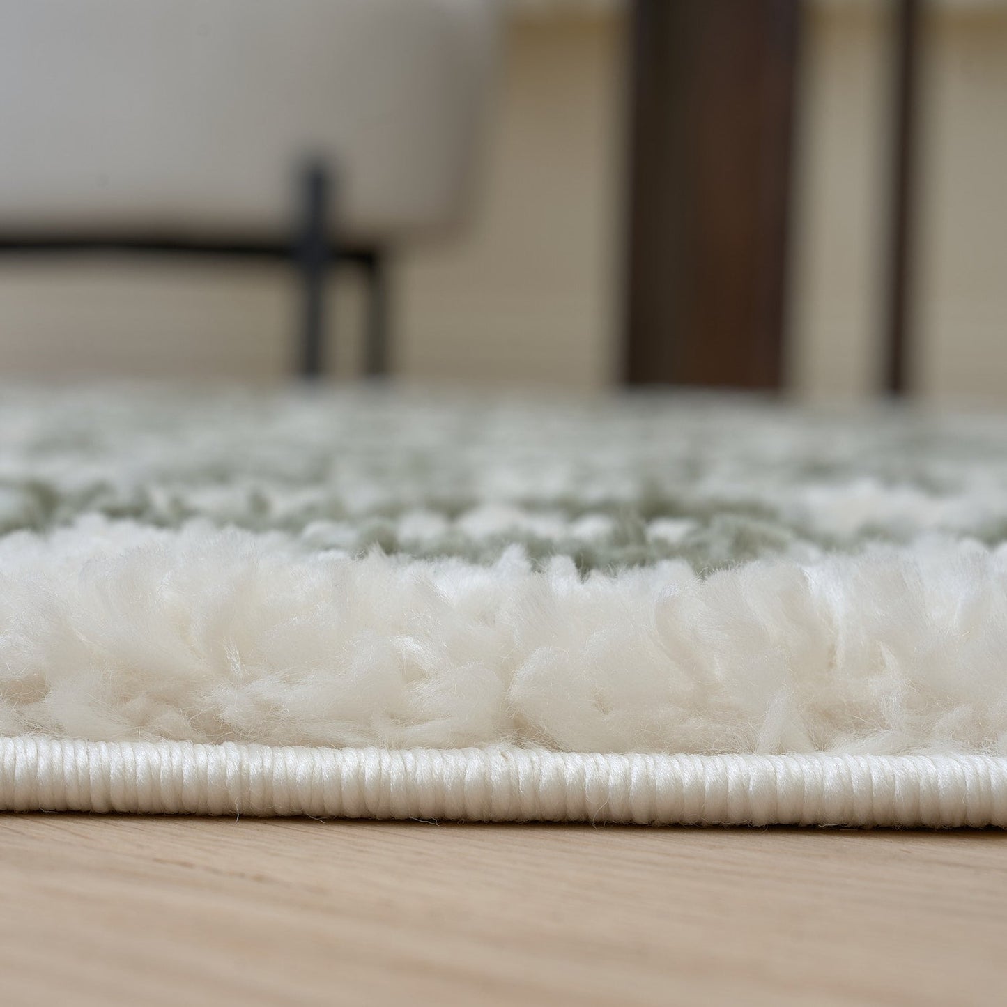 Moodi Shaggy Green Lunel Rug