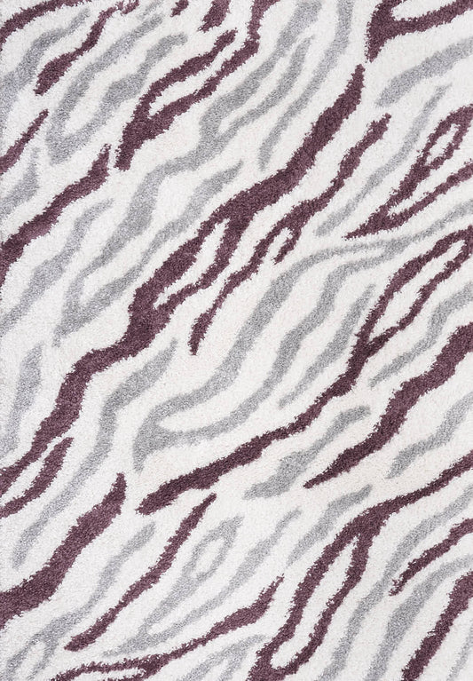 Moodi Shaggy Grey/Purple Mauvine Rug