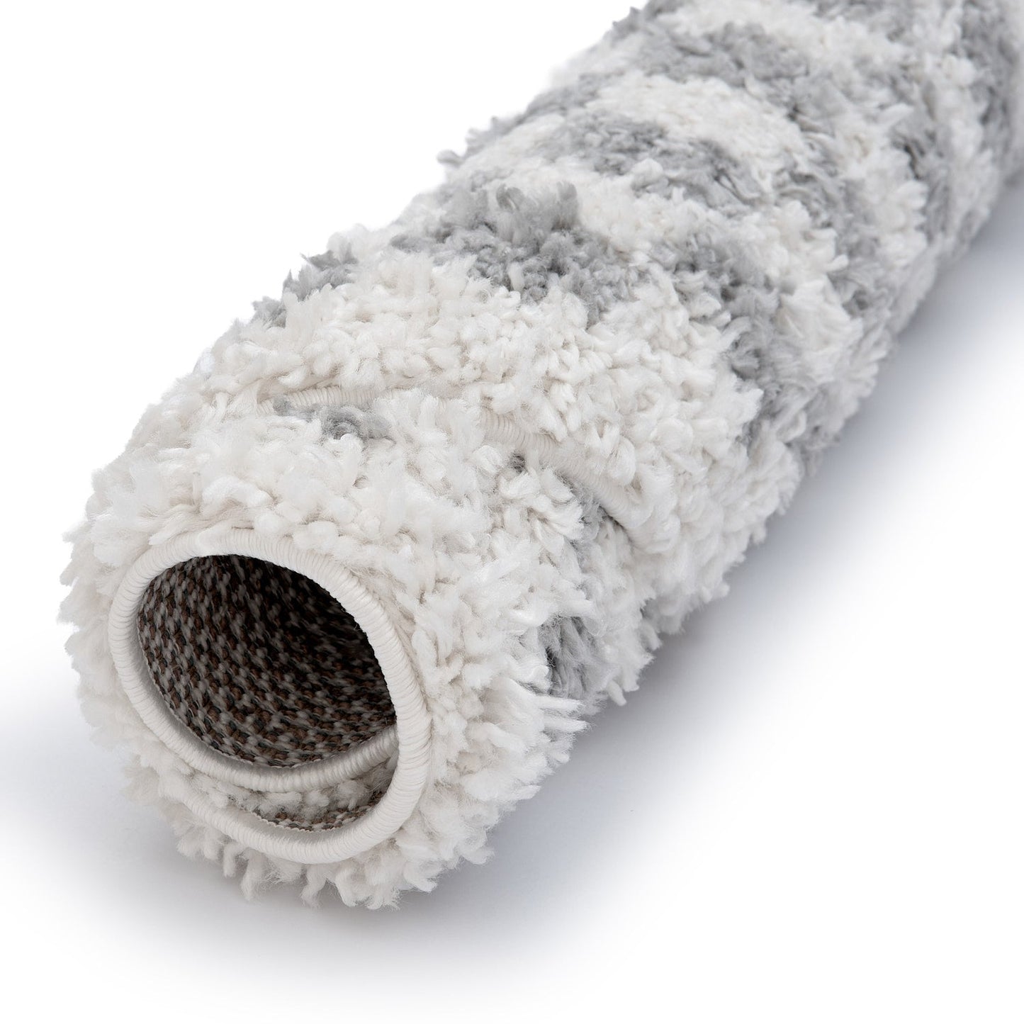 Moodi Shaggy Grey Mulberry Rug