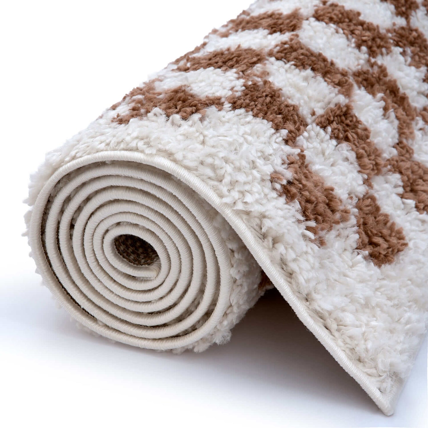 Moodi Shaggy Terra Pixelate Rug