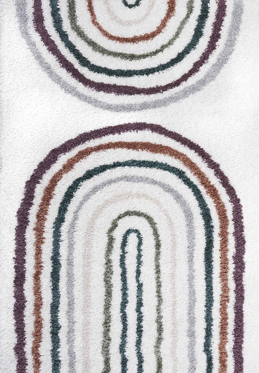 Moodi Shaggy Multicolour Raincat Rug