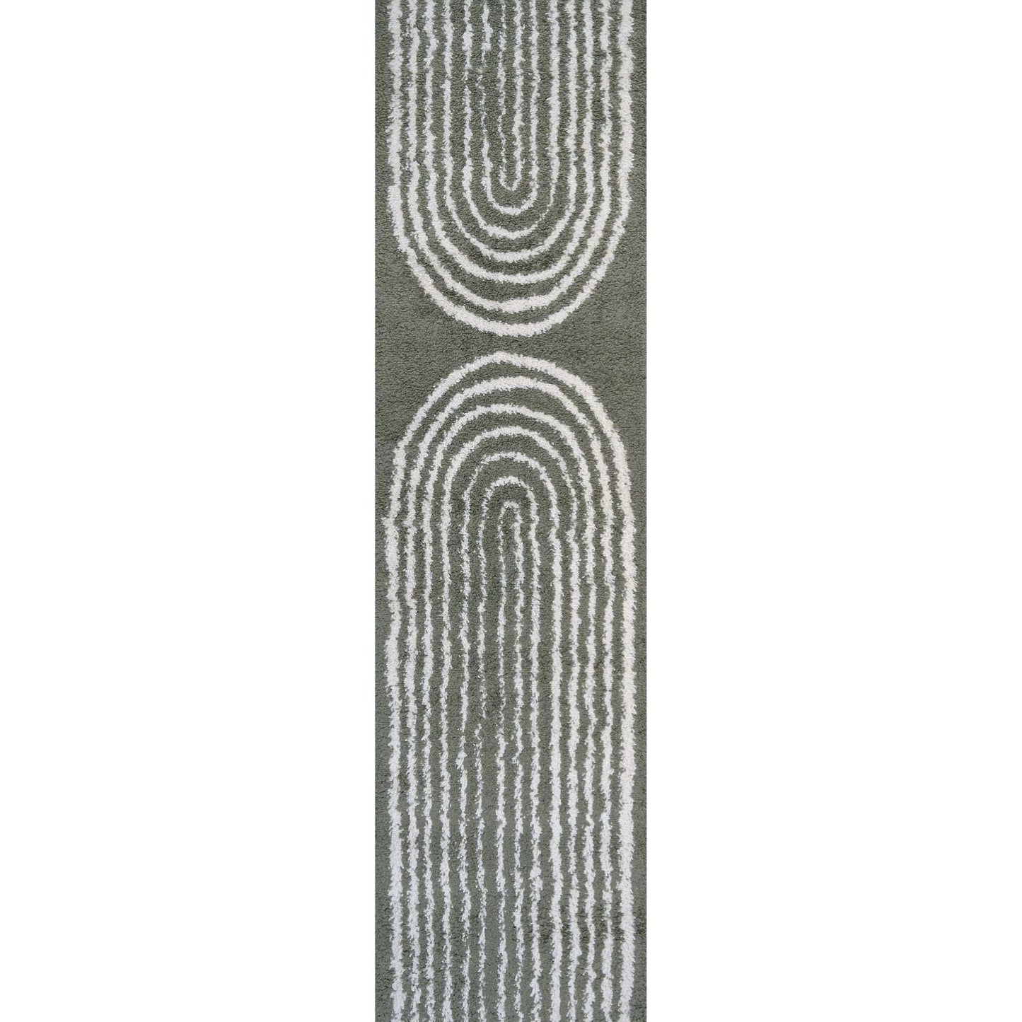 Moodi Shaggy Green Reverie Rug