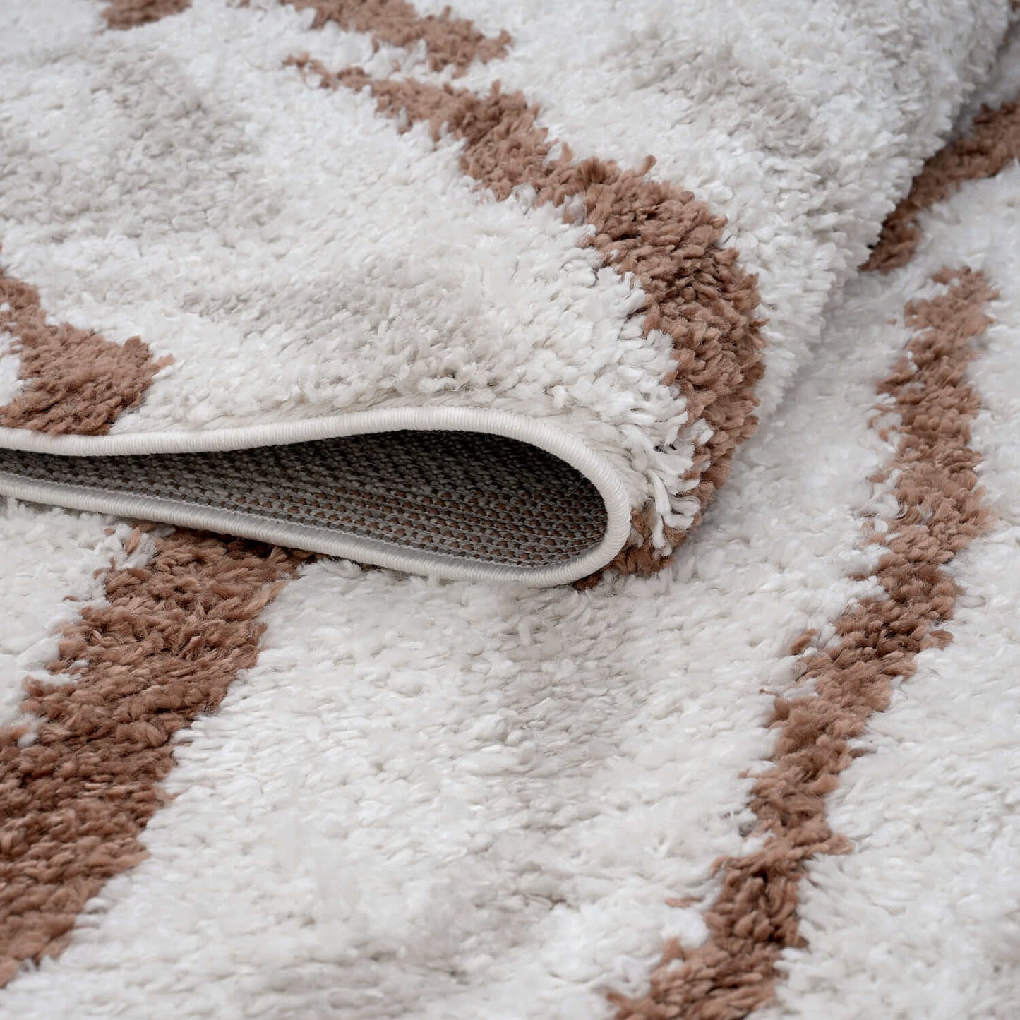 Moodi Shaggy Cream/Terra Savara Rug