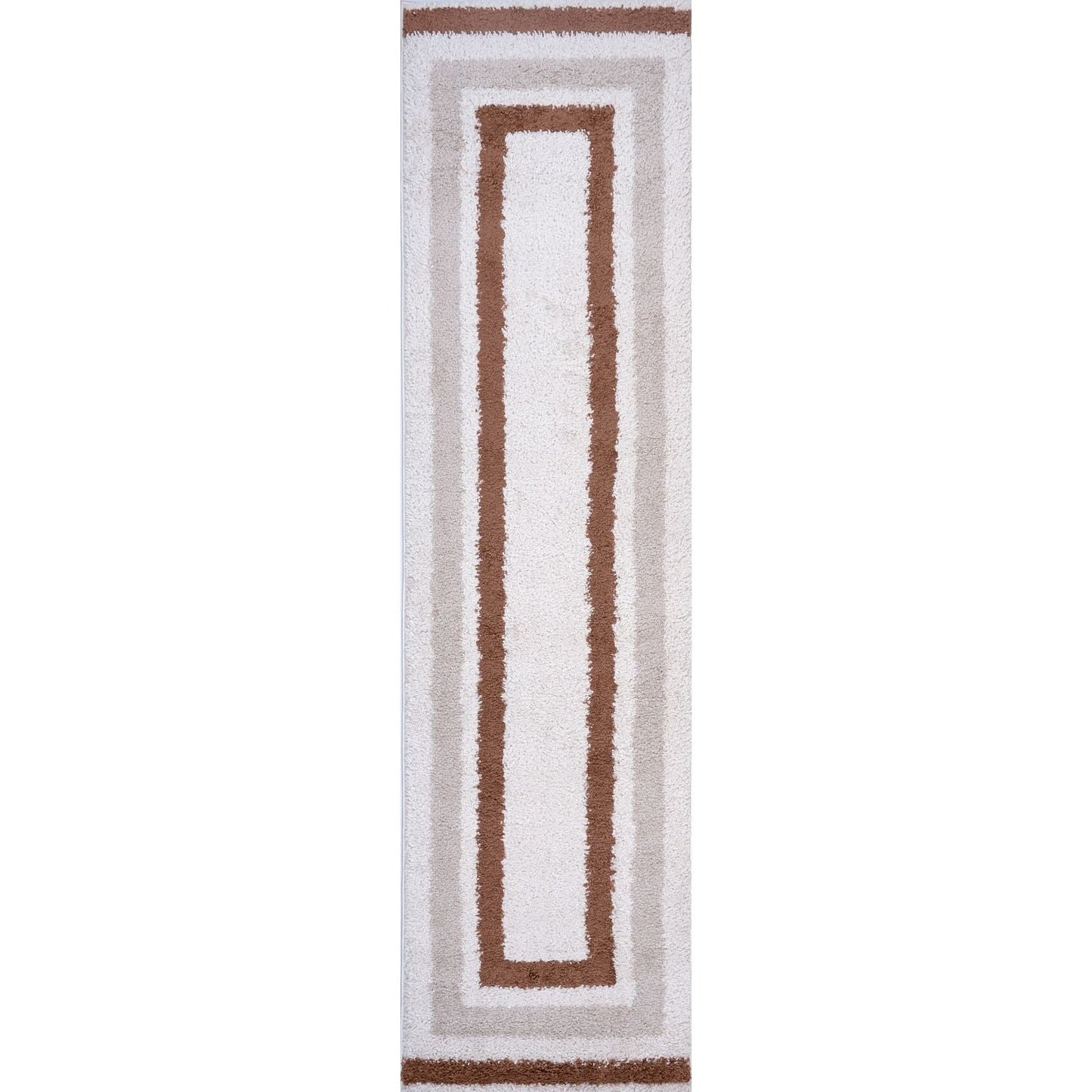 Moodi Shaggy Cream/Terra Slatefern Rug