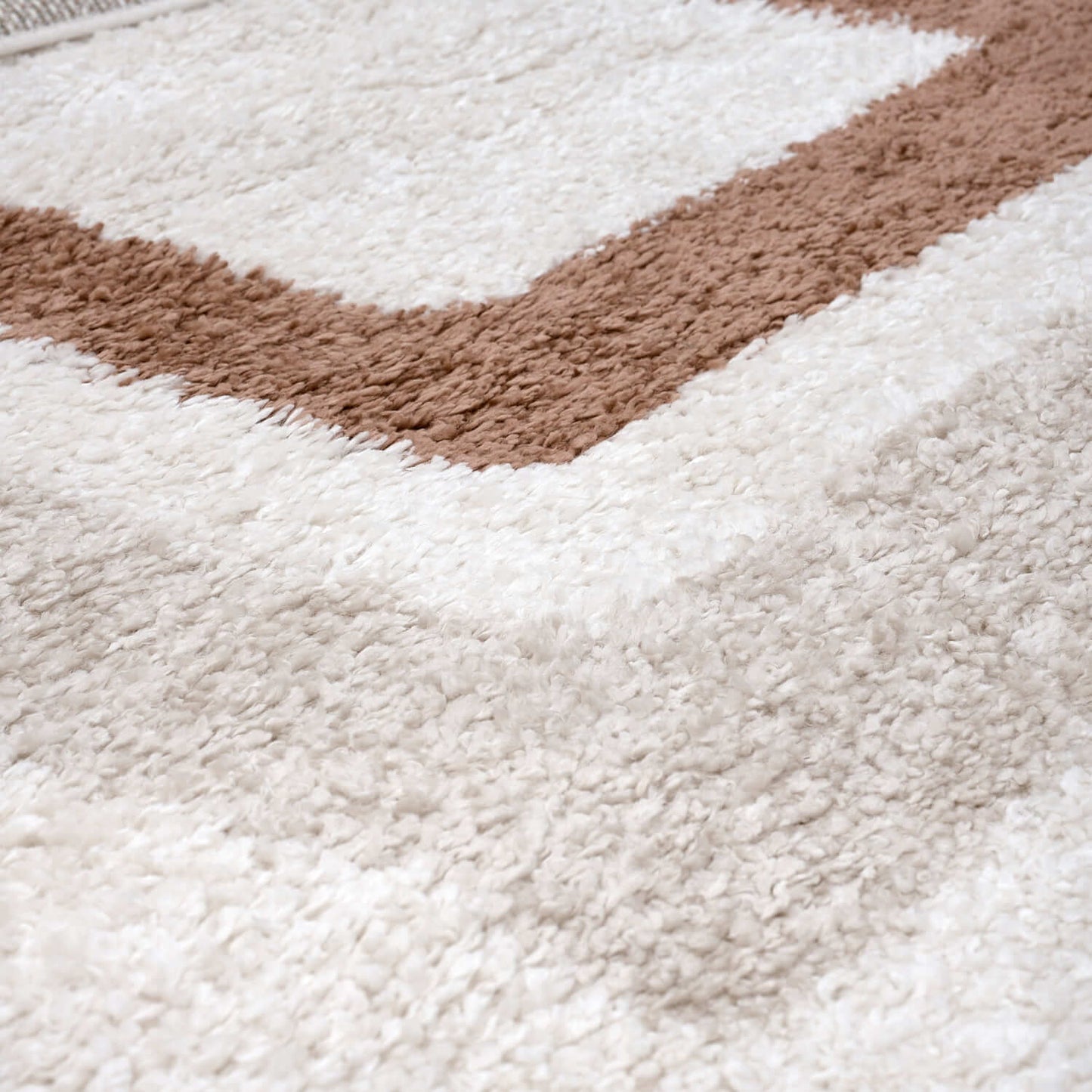 Moodi Shaggy Cream/Terra Slatefern Rug