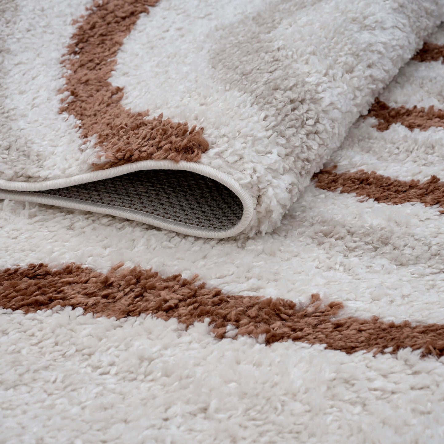 Moodi Shaggy Cream/Terra Sunhaze Rug