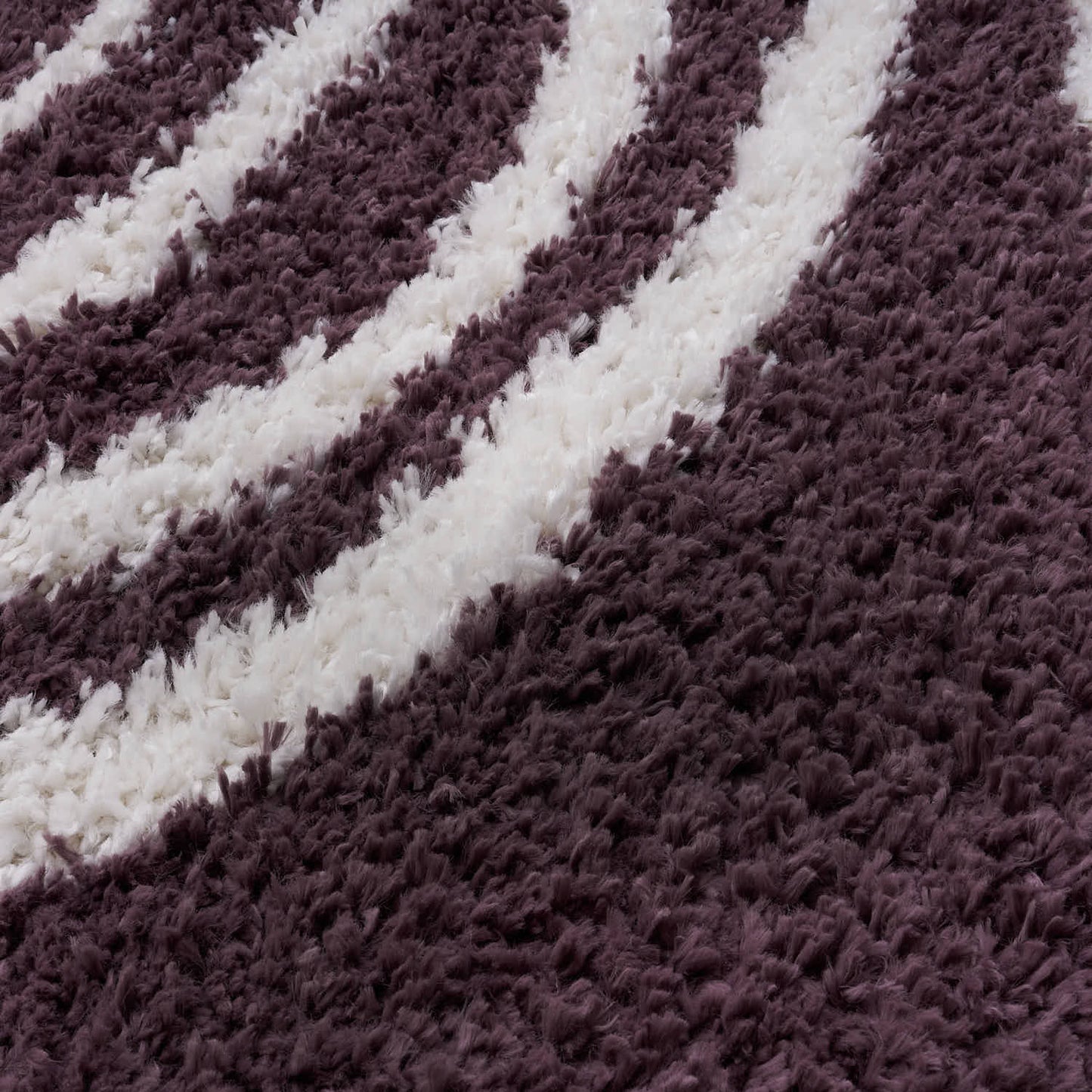 Moodi Shaggy Purple Velvetine Rug