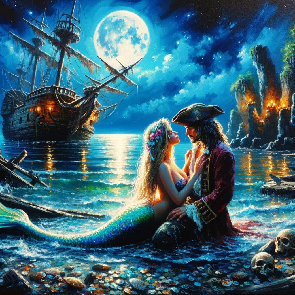 Moonlit Cove Rendezvous Canvas