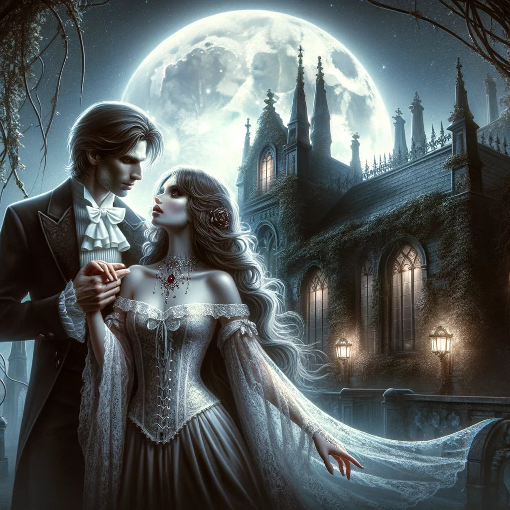 Moonlit Embrace Canvas