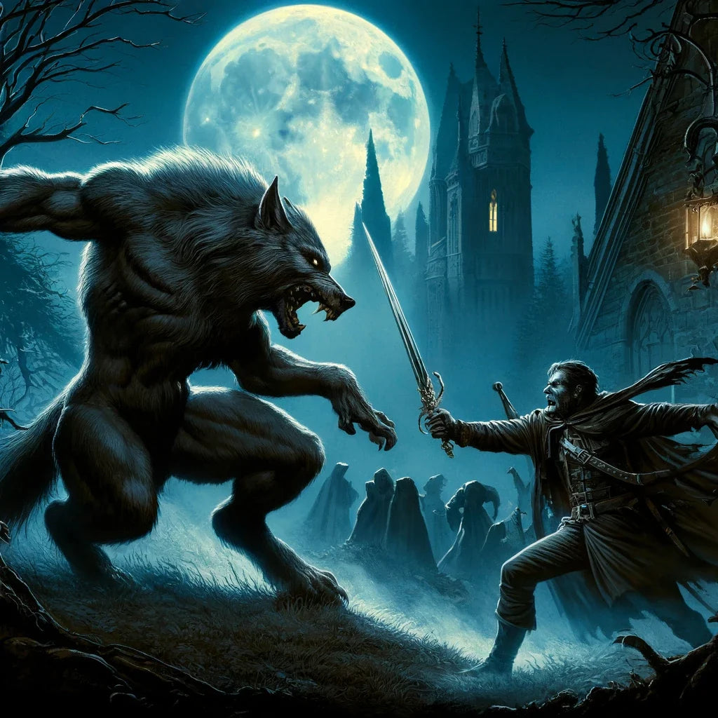 Moonlit Gothic Battle Canvas