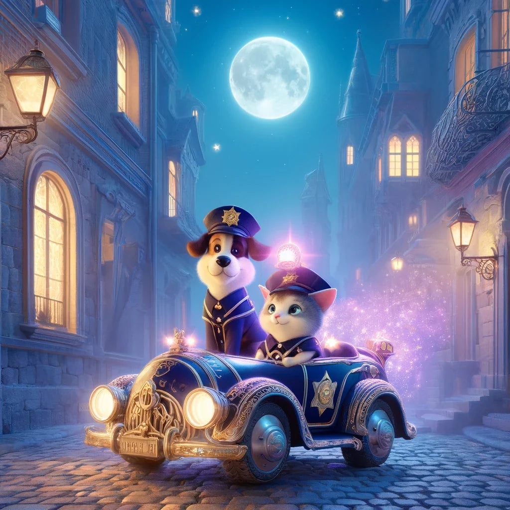 Moonlit Patrol Canvas