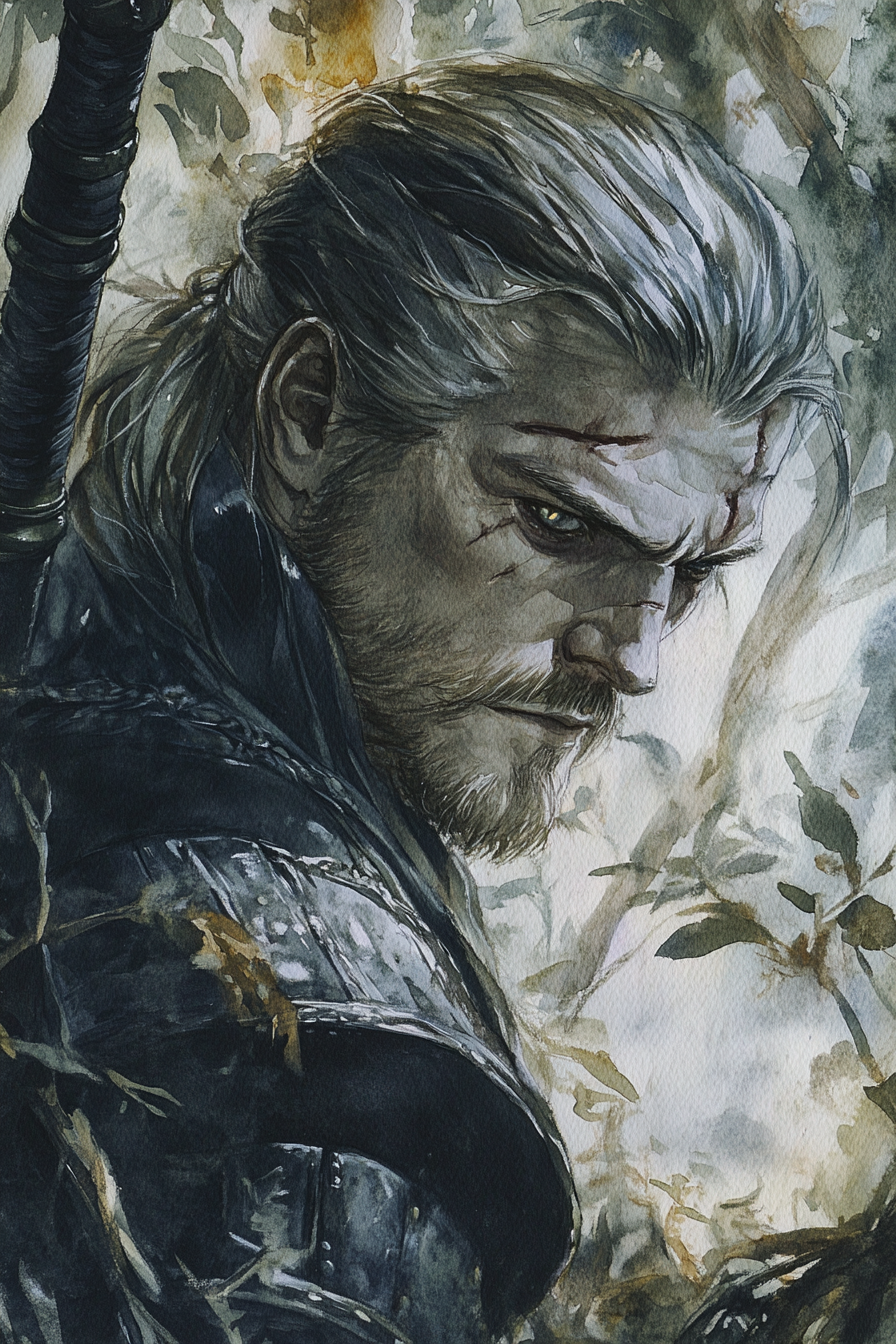 Moonlit Warrior Canvas