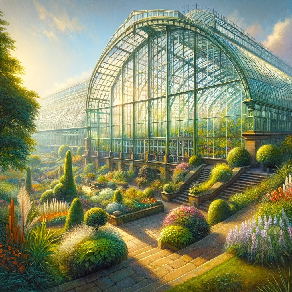 Morning Light in Winter Garden Canvas