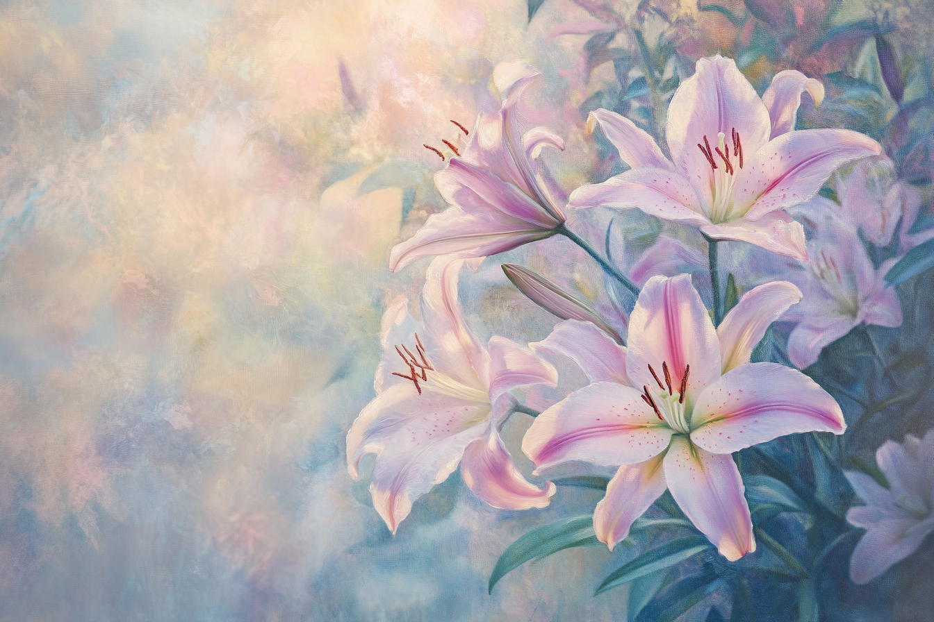 Morning Lily Canvas