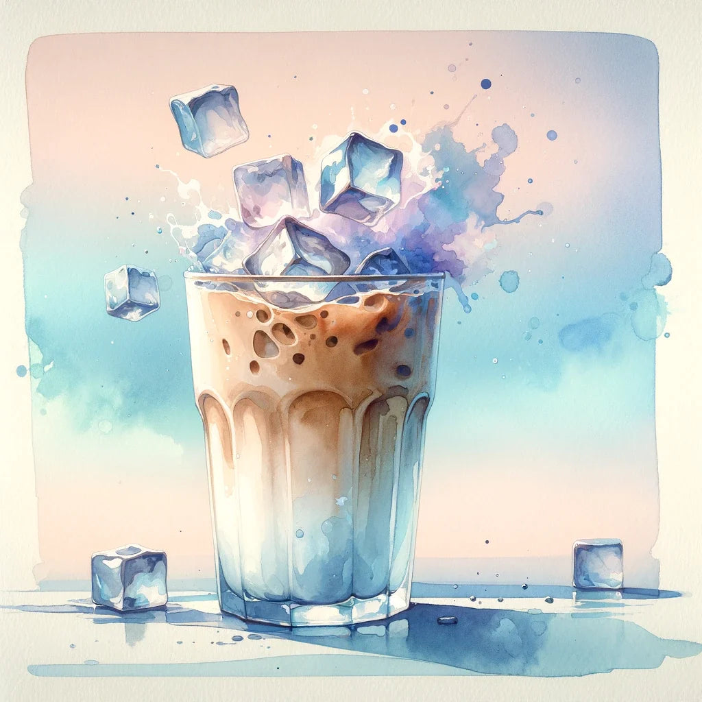 Morning Serenity Iced Latte Canvas