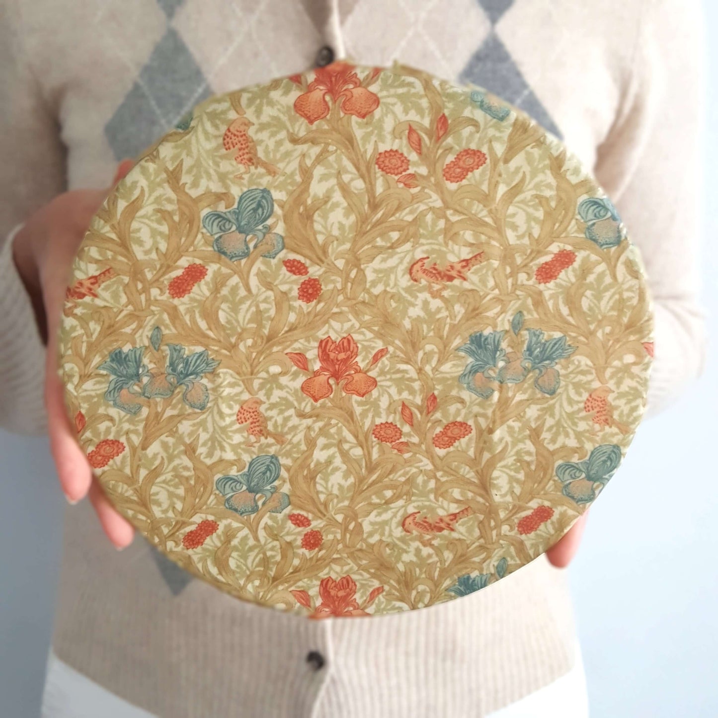 Honey Bee Good William Morris Set of 3 Handmade Beeswax Wraps
