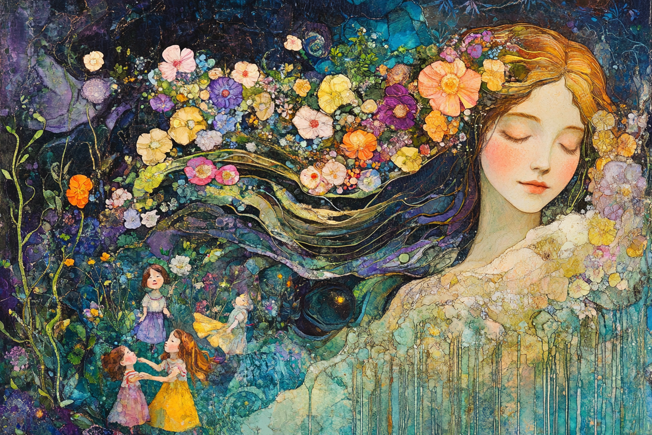 Mother of Blossoms Blanket