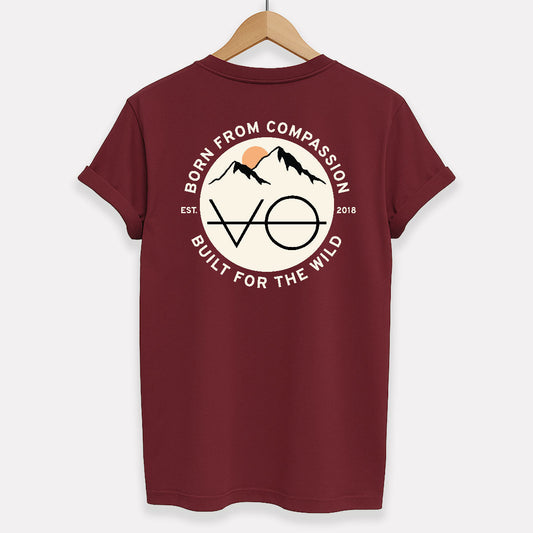 Mountain Range Back Print T-Shirt (Unisex)