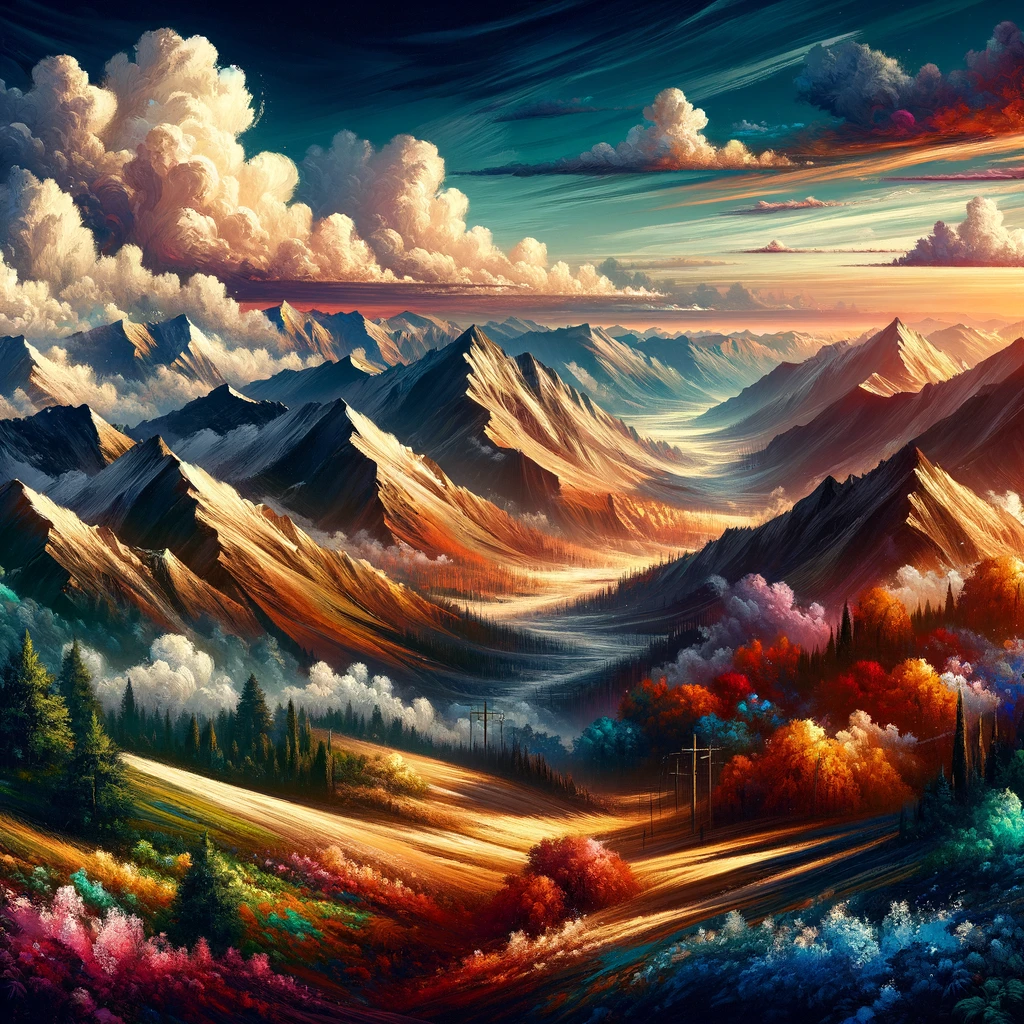 Mountain Melodies in the Tropics Canvas