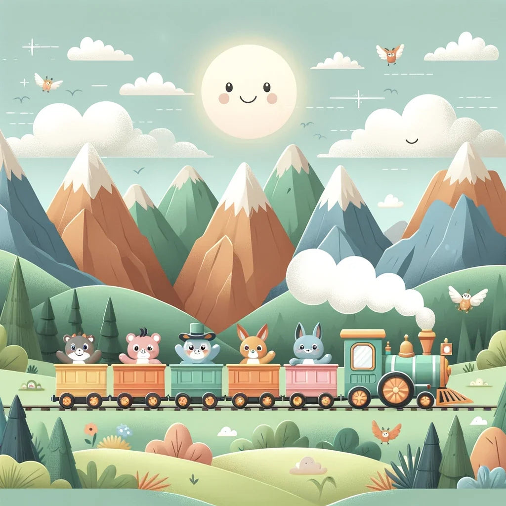 Mountain Express Cotton Cushion