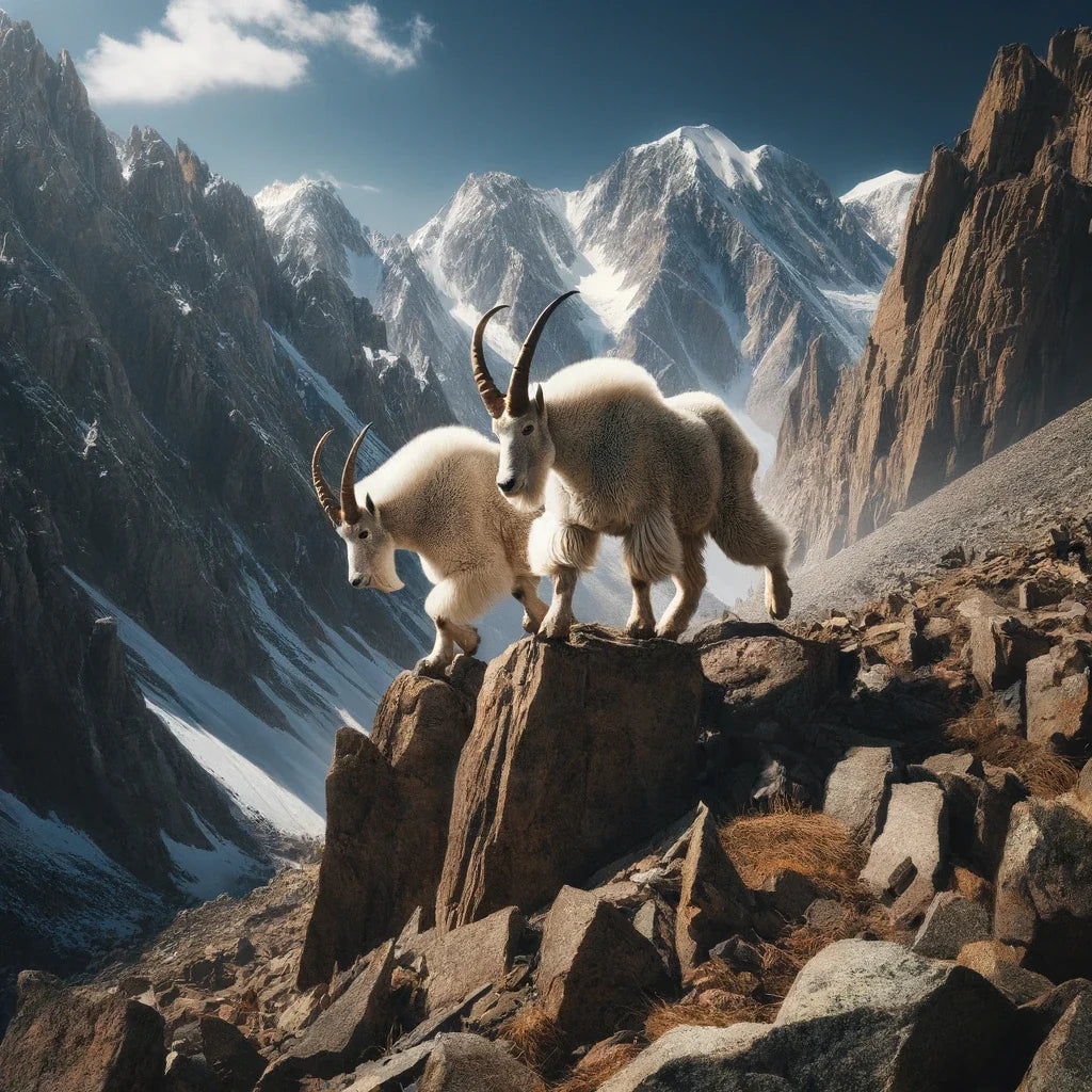 Mountain Goats Canvas