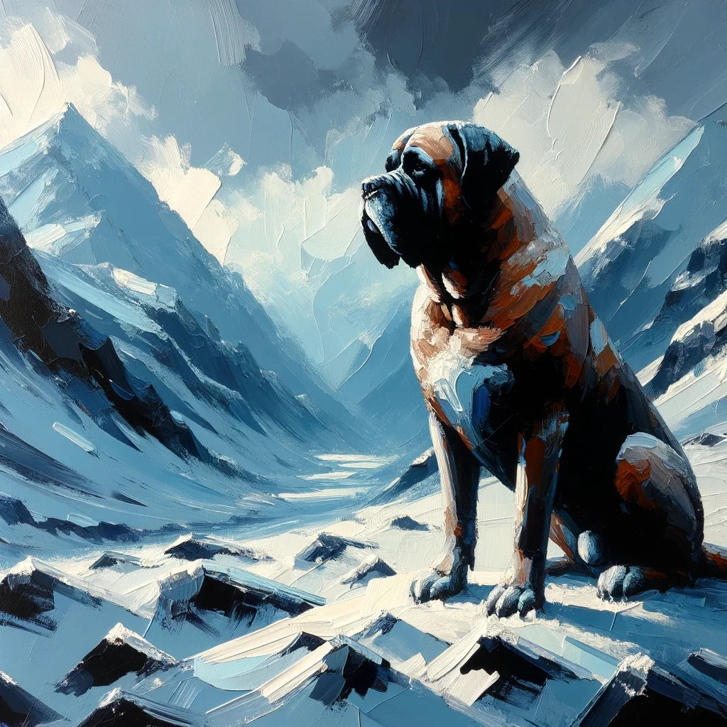 Mountain Sentinel Bullmastiff Canvas