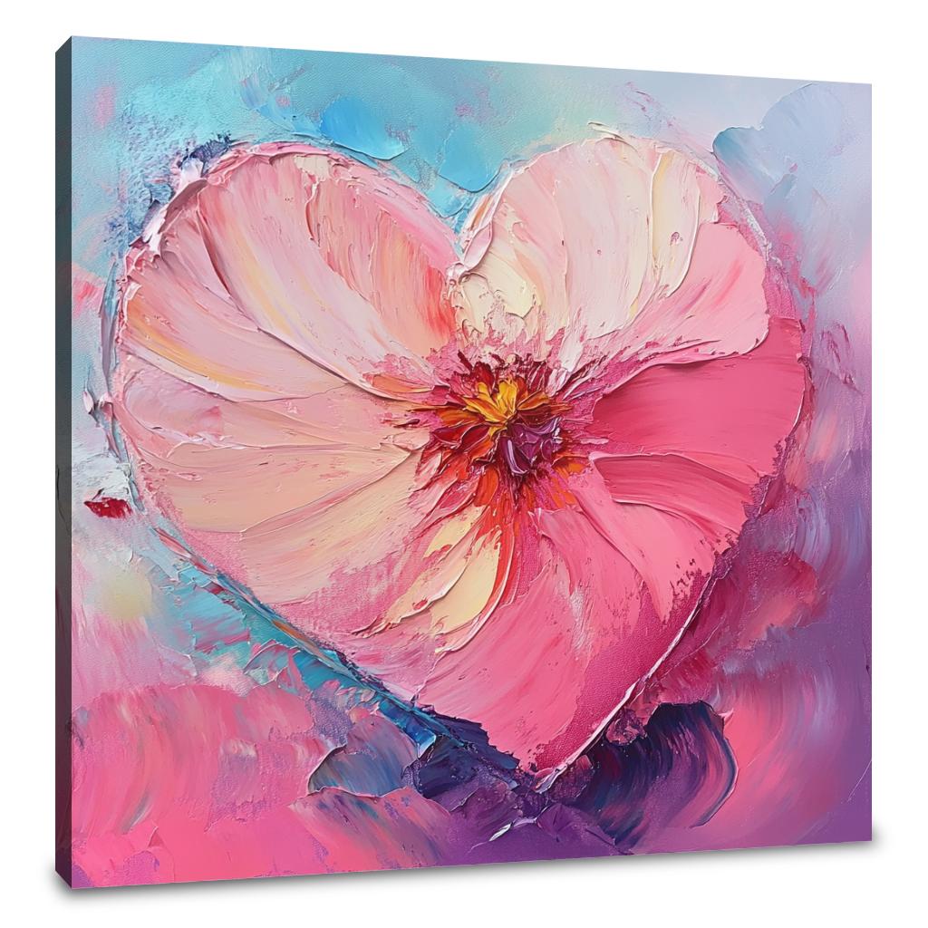 Heart's Bloom Canvas