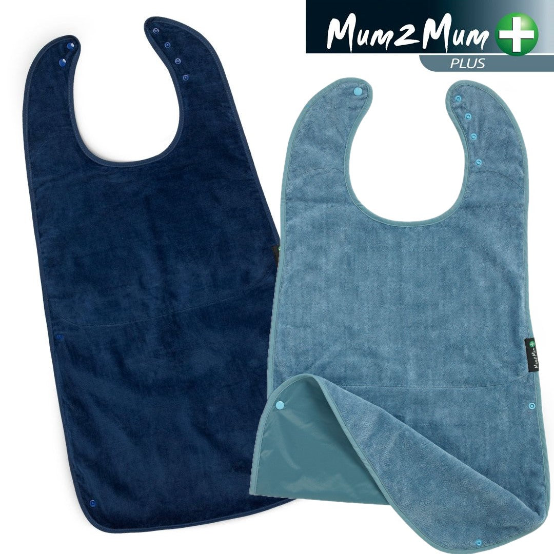 Mum 2 Mum PLUS SuperSized Clothing Protector - Denim Blue