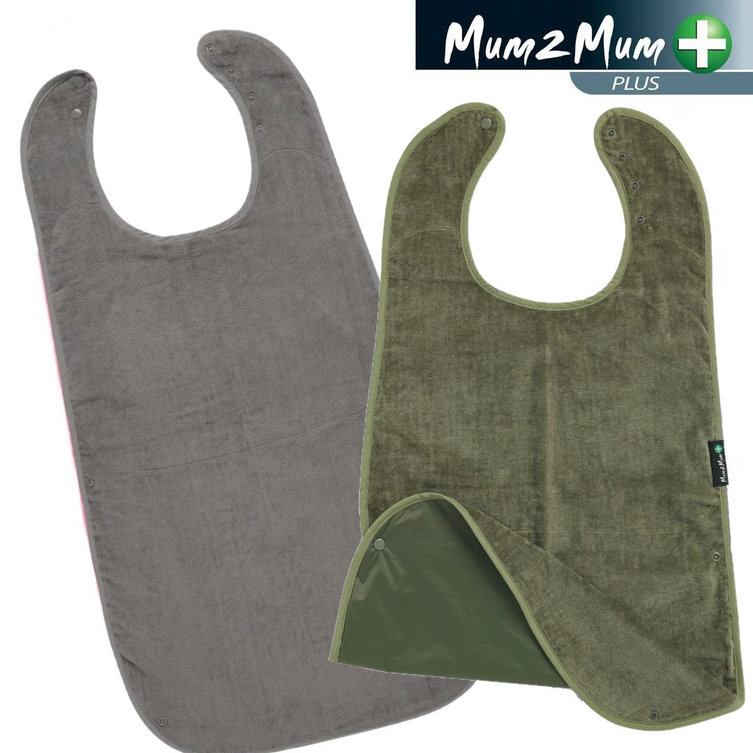 Mum 2 Mum PLUS SuperSized Clothing Protector - Mushroom Grey/Brown