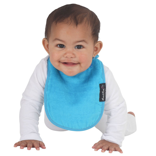 3 PACK - Mum 2 Mum Infant Wonder Bibs - Navy / Teal / Baby Blue